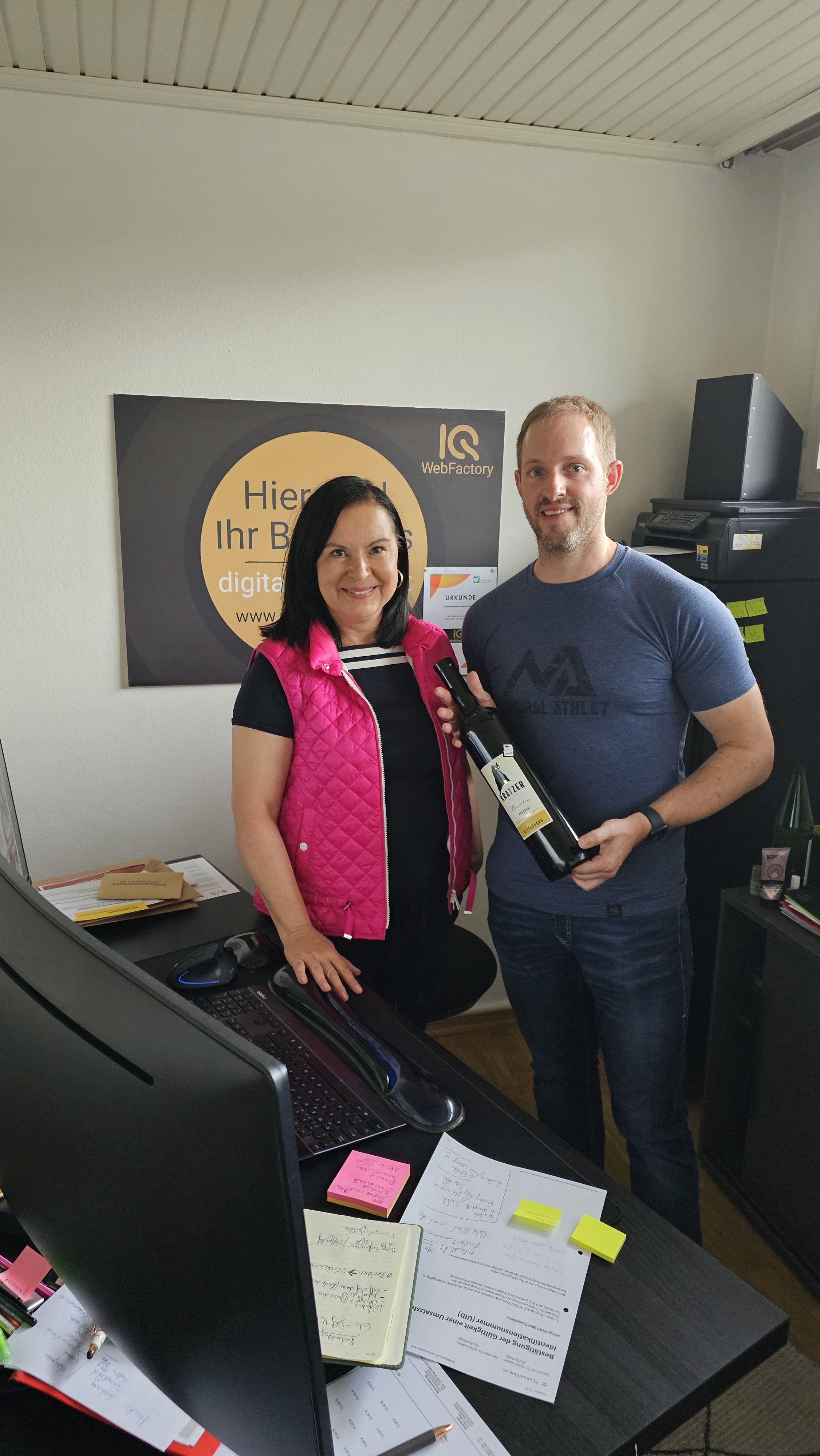 Besuch in der IQ WebFactory